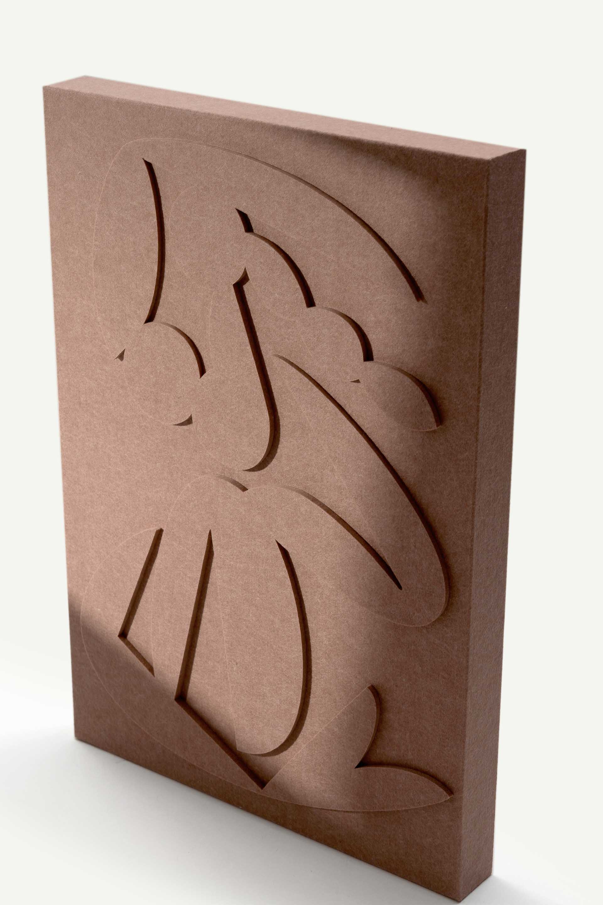 Sawa acoustic relief by LUDISM x Bafeo – sound-absorbing wall panel, designed and made in Poland.