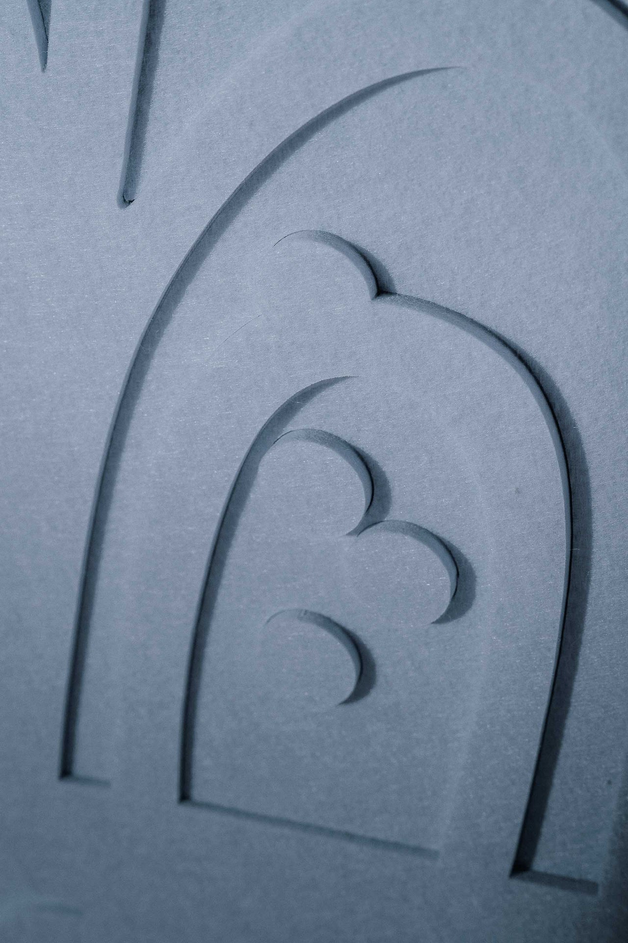 LUDISM x Bafeo acoustic panel inspired by springs and rusałki – symbols of healing and fertility.