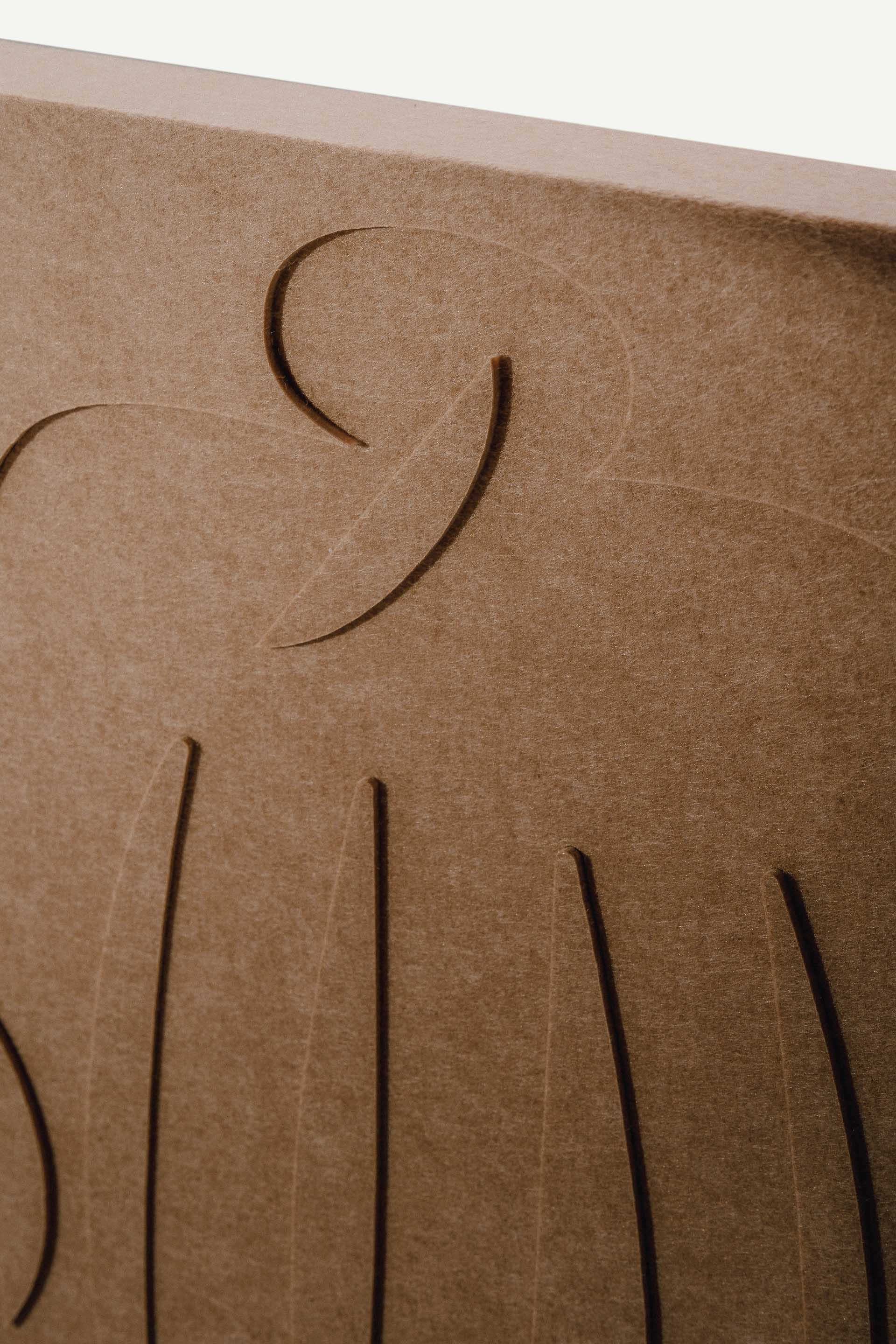Acoustic relief panel by LUDISM in collaboration with Bafeo, featuring the Bocian (Stork) design, symbolizing luck, fertility, and guardianship, crafted in Poland.