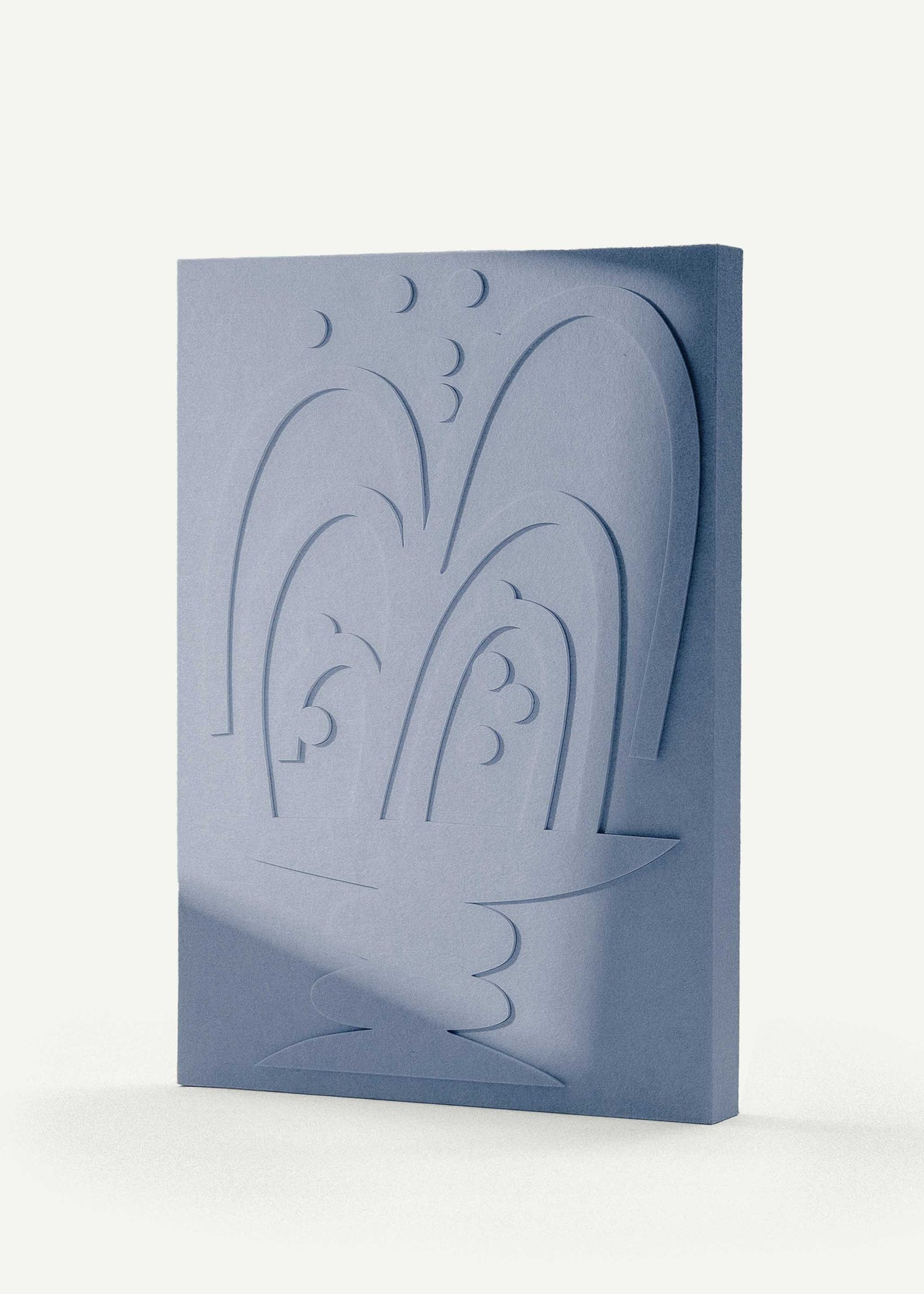 LUDISM x Bafeo acoustic panel inspired by springs and rusałki – symbols of healing and fertility.