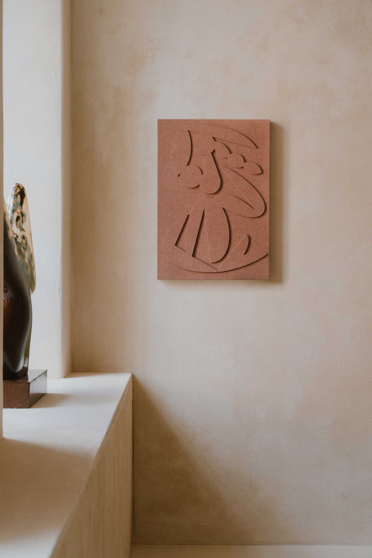 Sawa acoustic relief by LUDISM x Bafeo – sound-absorbing wall panel, designed and made in Poland.