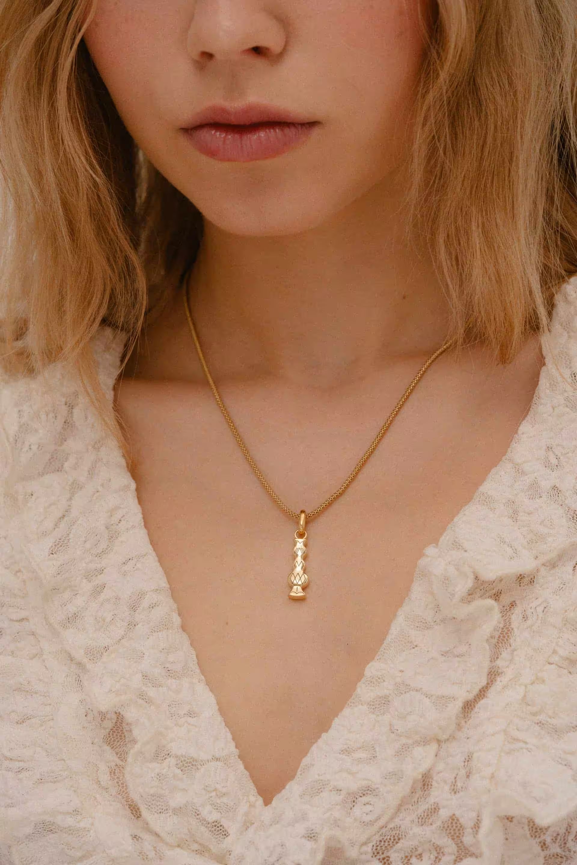 Gold Charm By Natalia Kopiszka