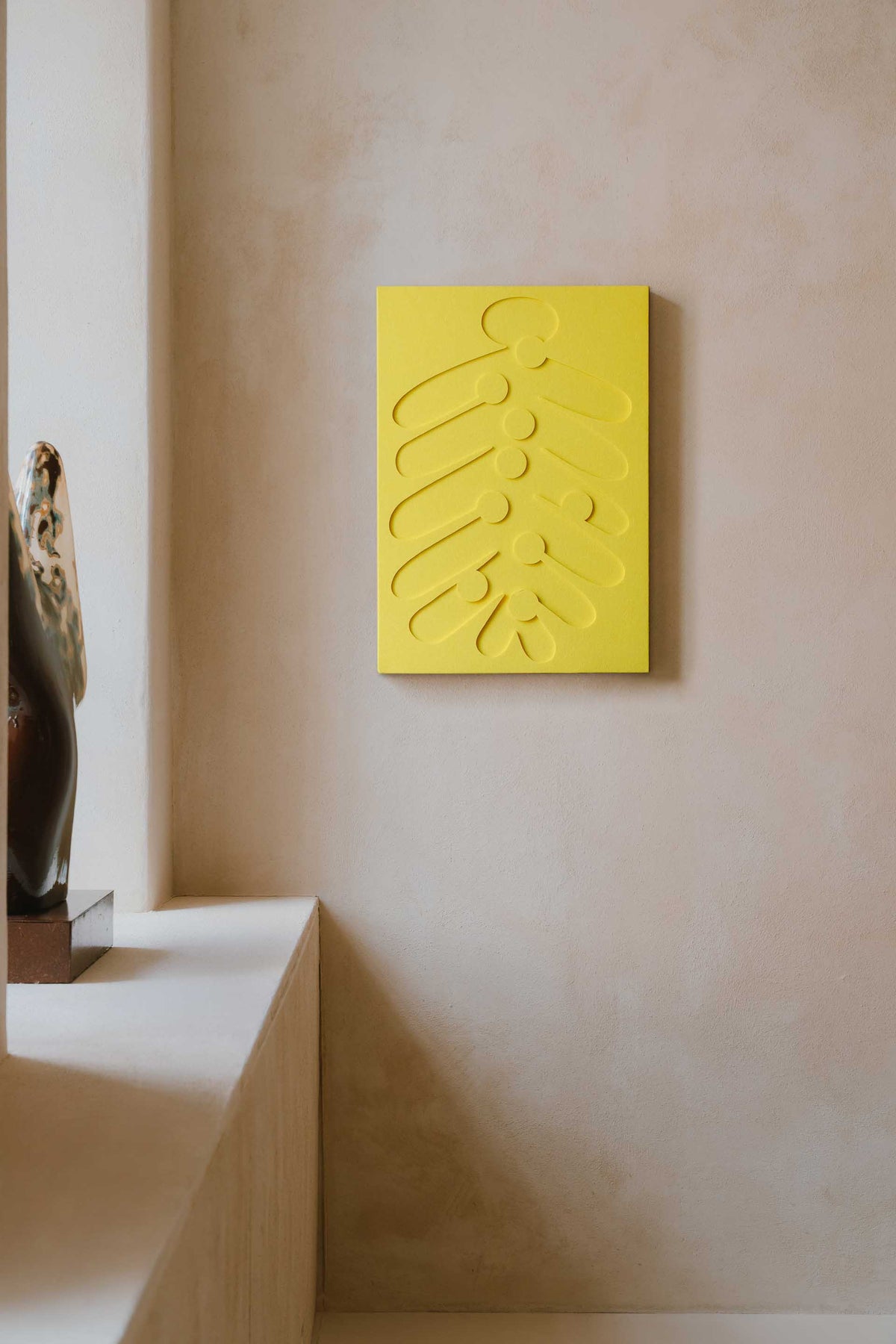 Fern Flower Acoustic Panel LUDISMxBafeo Relief